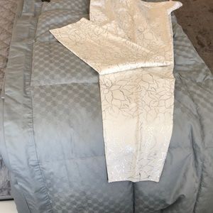 Isaac Mizrahi Live! Petite 24/7 Stretch Ankle Length Foil Pants